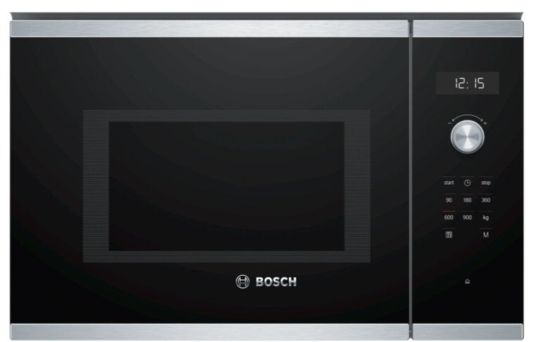 Bosch BEL554MS0, inbouw magnetron, rvs met zwart glas., Ophalen, Nieuw, Magnetron, Inbouw