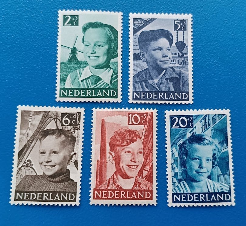 NVPH 573-577 Kinderpostzegels - 1951, Verzenden, Na 1940, Postfris