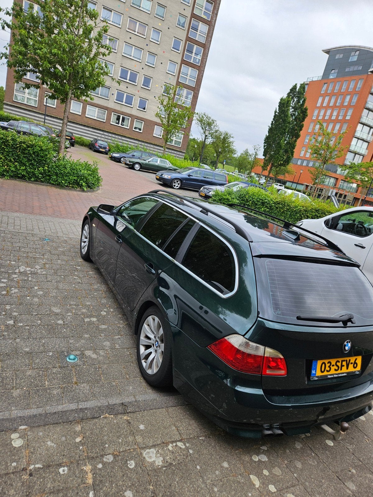 BMW 5-Serie 2.5 I 525 Touring AUT 2004 Groen, Auto's, BMW, Automaat, Euro 5, Achterwielaandrijving, Beige