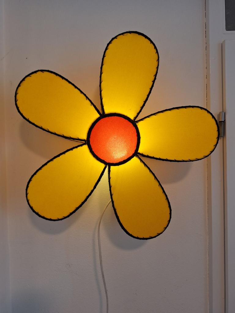 Pop Art 80's Bloem lamp, Ophalen of Verzenden