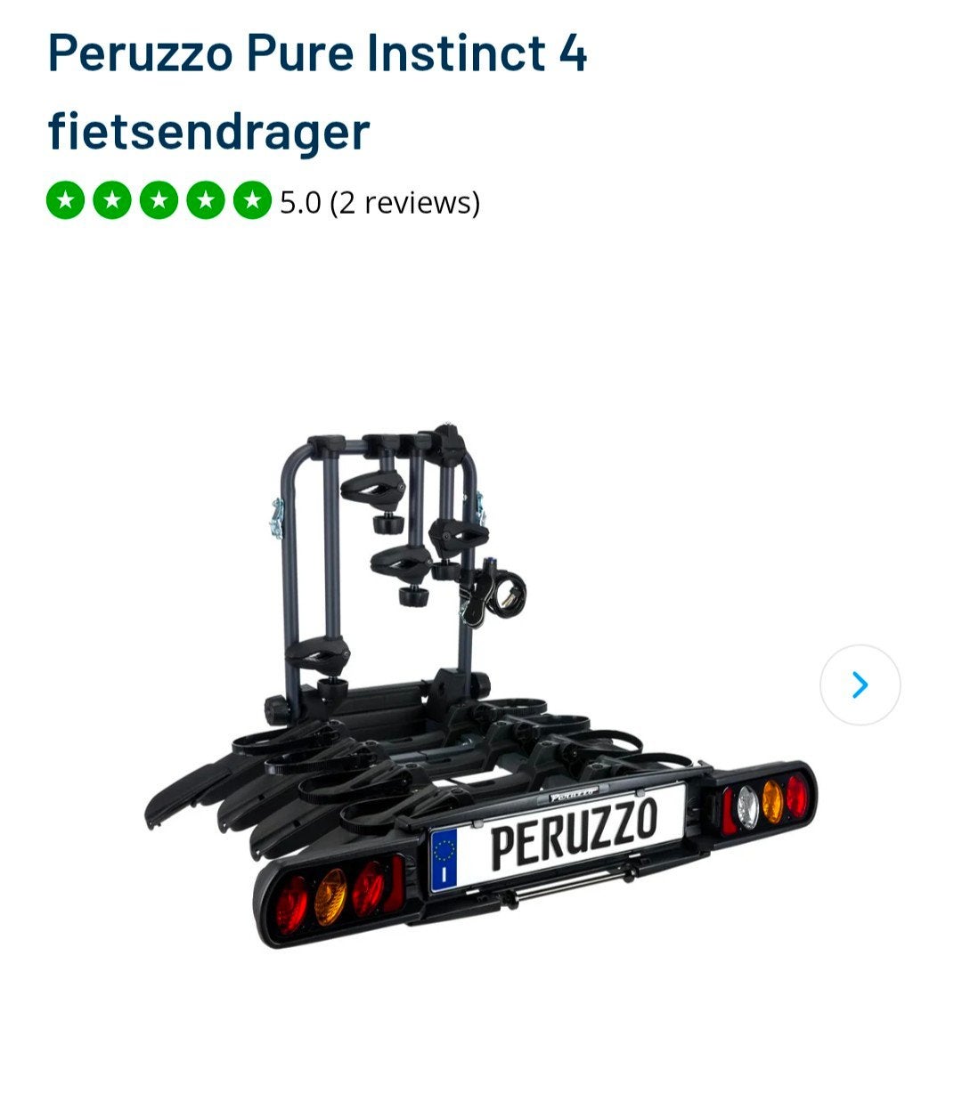 Te huur Peruzzo Pure Instinct 4 fietsendrager, Auto diversen, Fietsendragers, Ophalen, 3 fietsen of meer, Elektrische fiets, Zo goed als nieuw