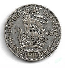Engeland Shilling 1946, Ophalen of Verzenden, Overige landen