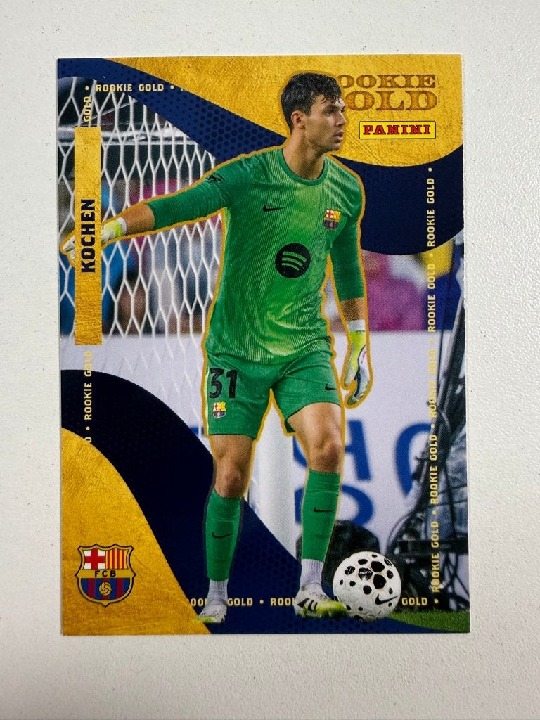 56 Kochen Rookie Gold Panini Club FC Barcelona 2025-26, Verzamelen, Ophalen of Verzenden, Nieuw, Buitenlandse clubs, Poster, Plaatje of Sticker