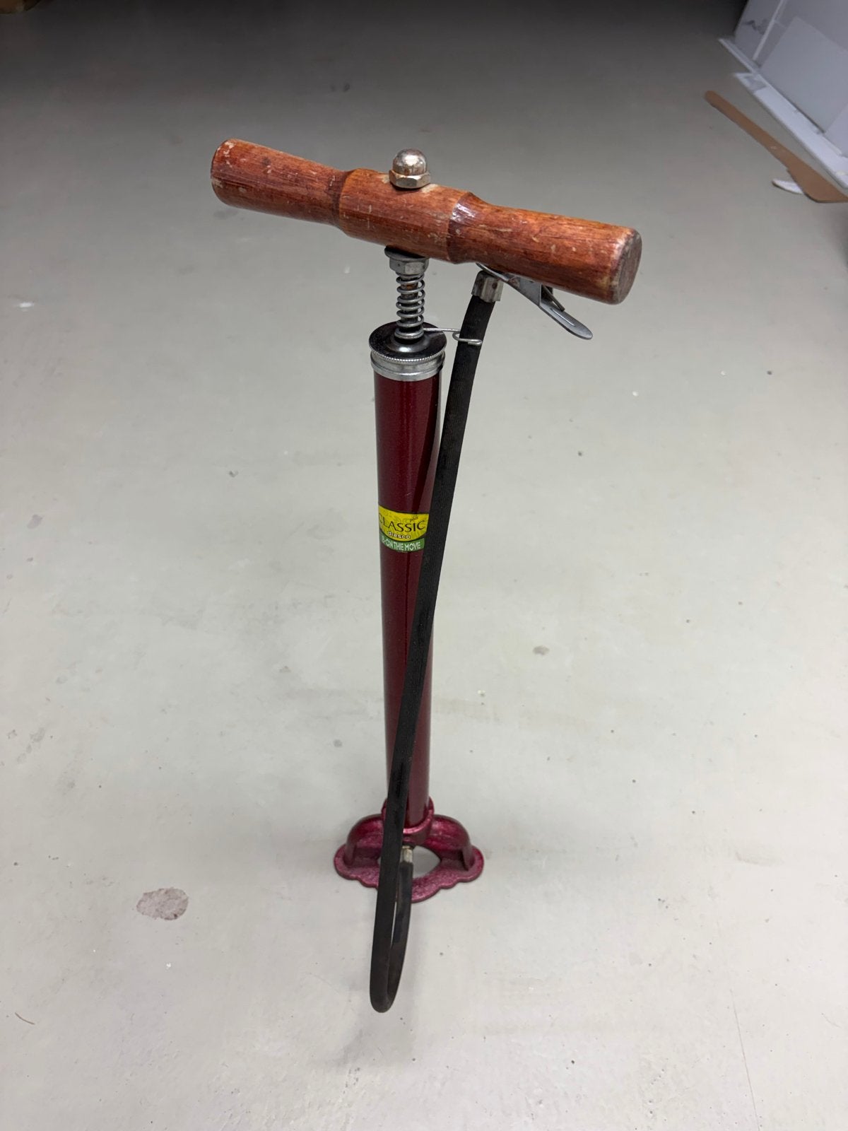 Ouderwetse fietspomp - Classic Dresco, Ophalen of Verzenden, Gebruikt