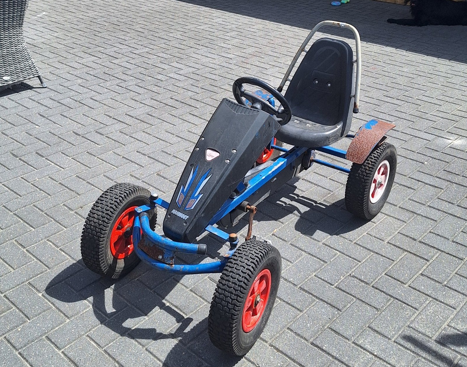 Mammoet skelter met aanhanger, Ophalen, Gebruikt, Mammoet