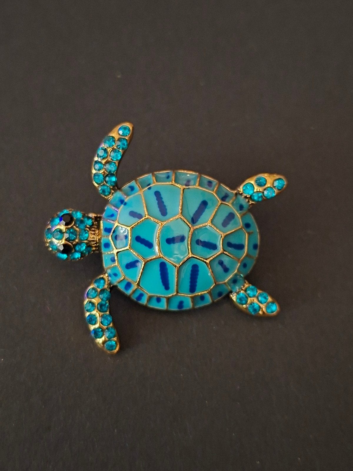 schildpad broche, Verzenden, Overige materialen
