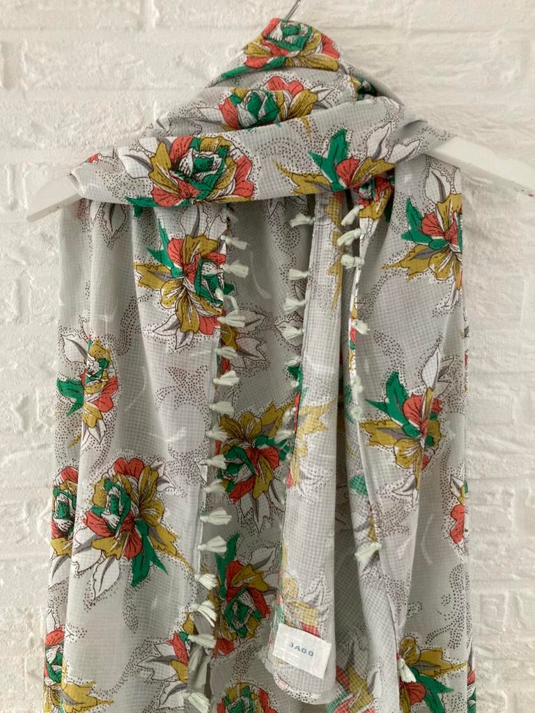 SJAAL JAGO Accessoires retro print (pom fabienne anna stijl), Jag accessoires, Ophalen of Verzenden, Zo goed als nieuw, Sjaal
