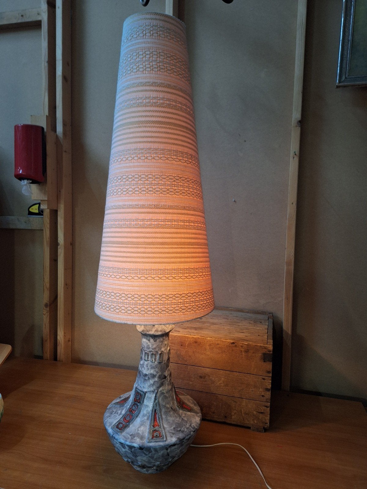 Robuuste west germany lamp, Ophalen, Gebruikt, Minder dan 100 cm