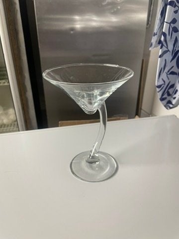 Bijzondere martini/cocktail glazen 6x, Ophalen