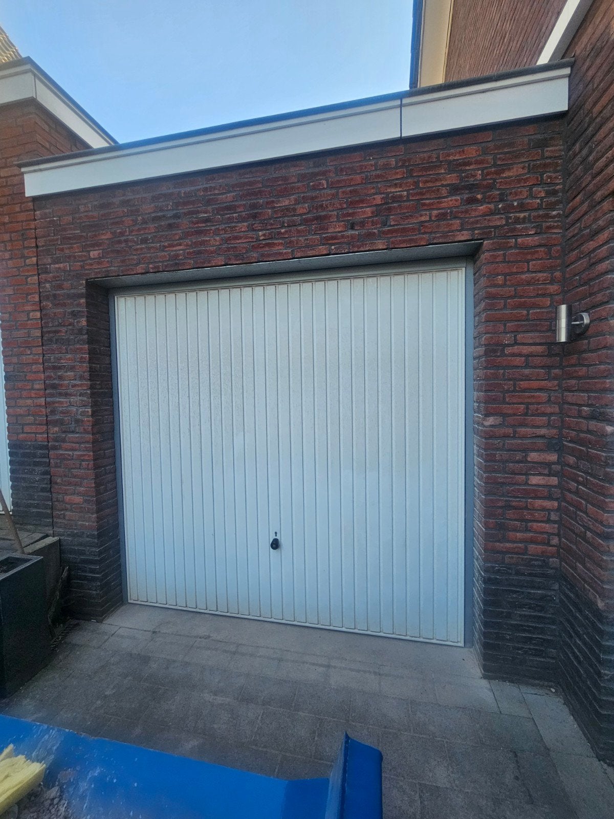 Hörmann Garagedeur - Wit - 2500x2375 mm, Ophalen, Gebruikt, Garagedeur, Metaal