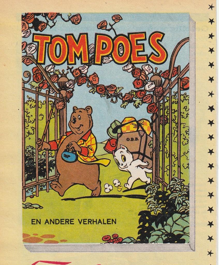 Retro reclame 1960 Tom Poes boek verras uw kinderen, Verzenden, Overige typen