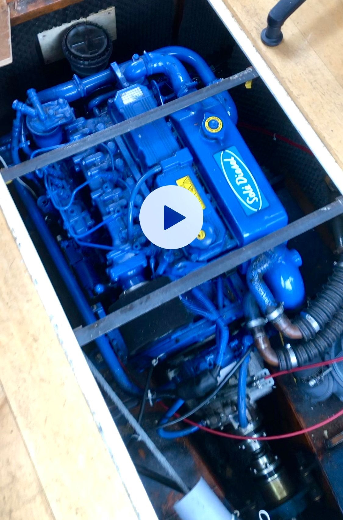 Sole mini 74 scheepsdieselmotor, Ophalen, Zo goed als nieuw, Diesel, 30 pk of meer