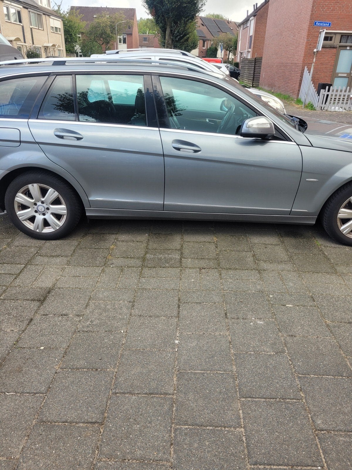 Mercedes-Benz C-Klasse 1.8 C180 Kompressor Estate 2008 Grijs, Auto's, 13 km/l, Achterwielaandrijving, Zwart, 1435 kg