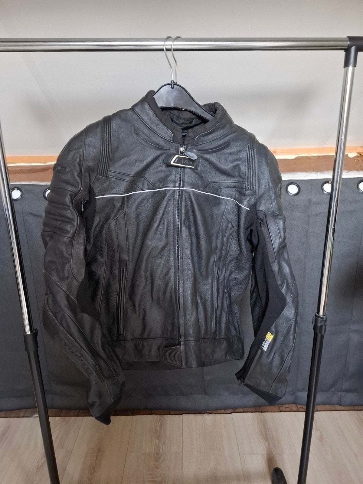 Motorjas Heren EVO maat 56, Motoren, Heren, Jas | leer, Tweedehands, Ophalen
