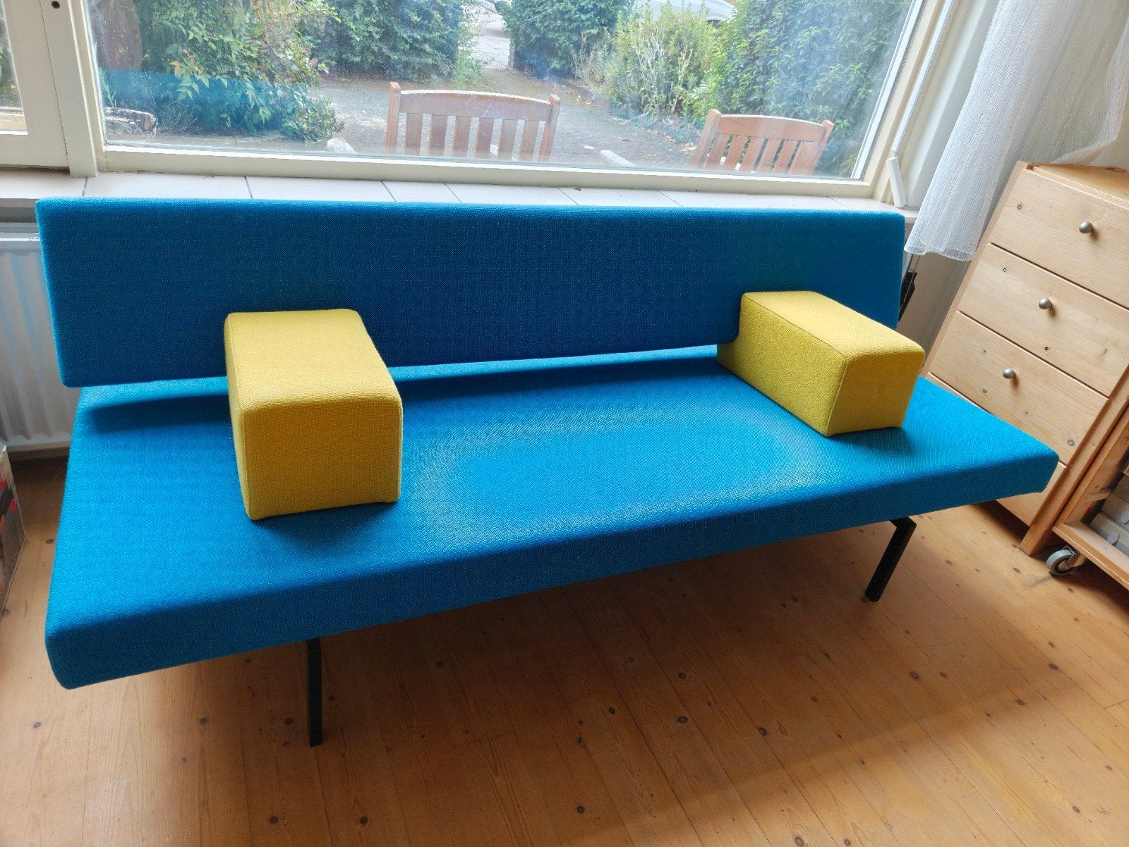 (Slaap)bank Gispen 540  - zonder gele kussens, Huis en Inrichting, Slaapkamer | Slaapbanken, Ophalen, Gebruikt, 70 cm of minder