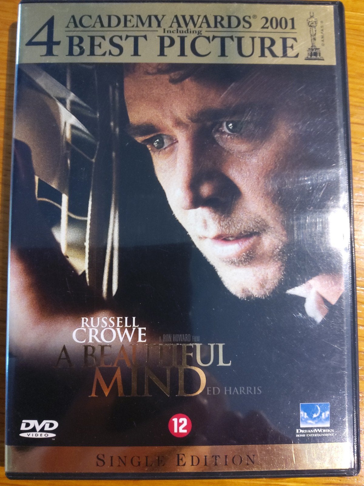 A Beautiful Mind DVD - Winnaar 4 Academy Awards, Waargebeurd drama, Ophalen of Verzenden, Zo goed als nieuw, Inclusief doosje