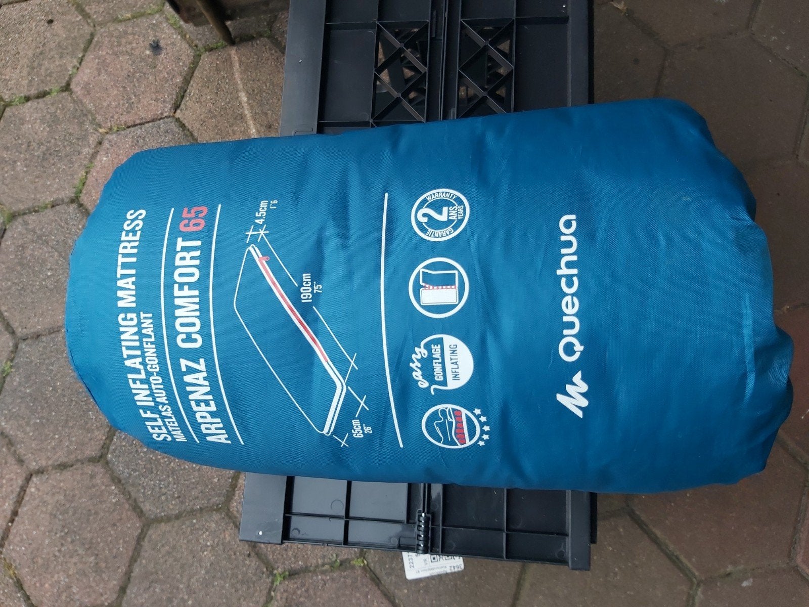2x Quechua Arpenaz Comfort 65 zelfopblaasbare matras, Ophalen, Zo goed als nieuw, 1-persoons