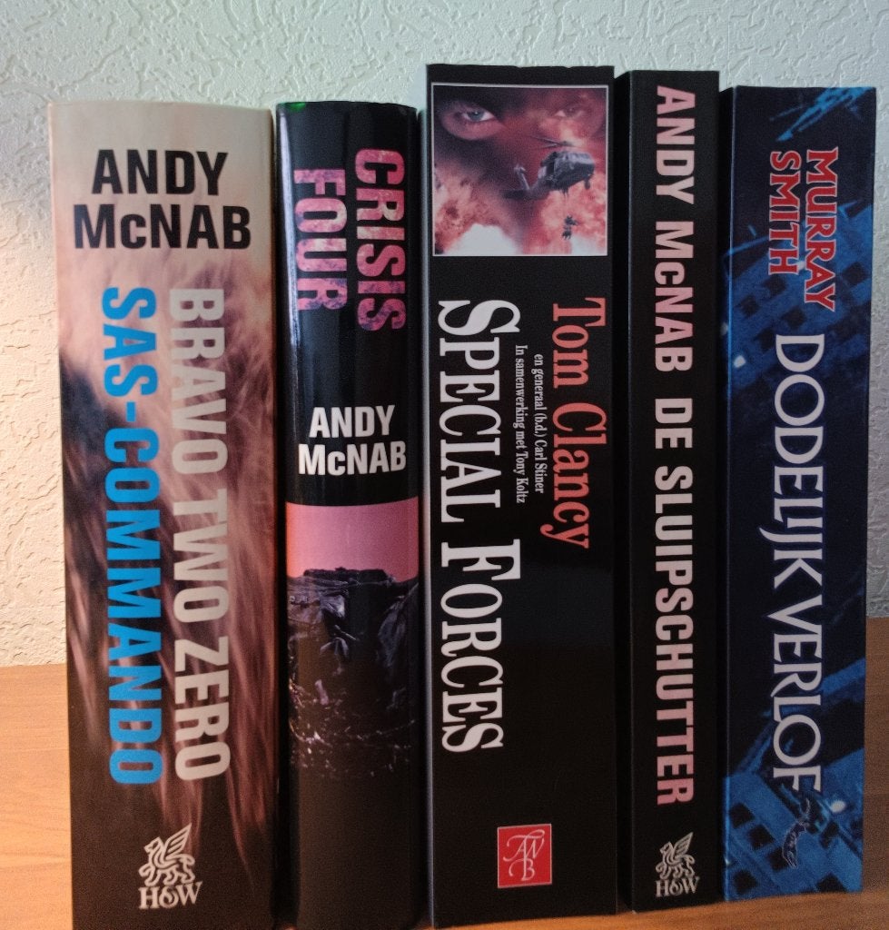 Militaire thrillers – McNab / Ryan / Clancy – 5 boeken | 010, Ophalen of Verzenden, Zo goed als nieuw, Diverse auteurs, Nederland