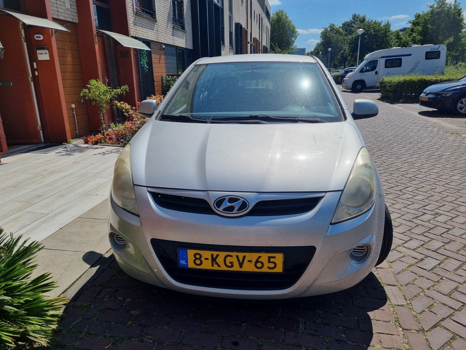 Hyundai i20 1.2 5-DRS 2011 Grijs, 450 kg, 31 €/maand, 4 cilinders, Handgeschakeld