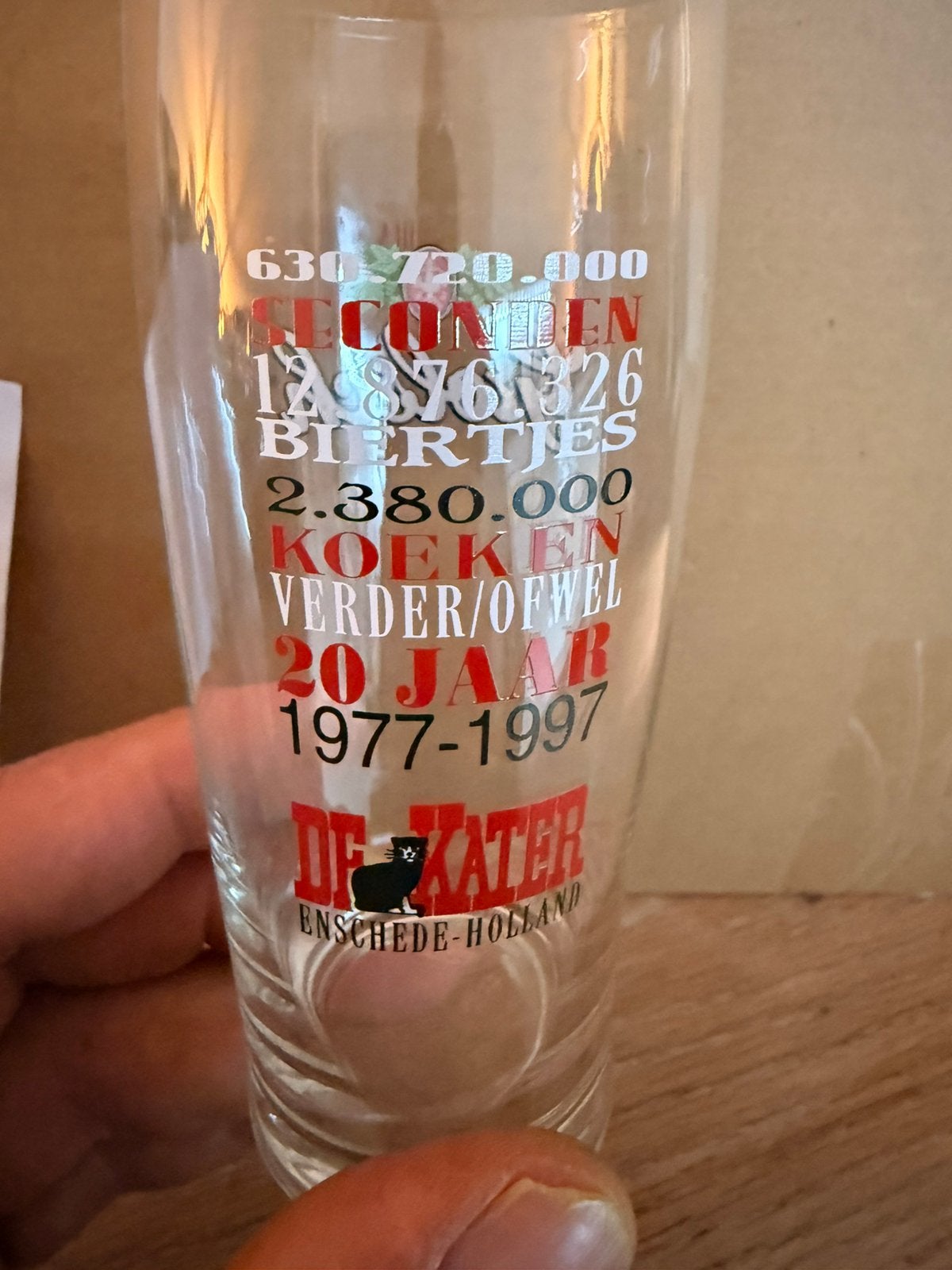 Bier glas grolsch, Verzamelen, Biermerken, Ophalen of Verzenden, Zo goed als nieuw, Glas of Glazen, Grolsch