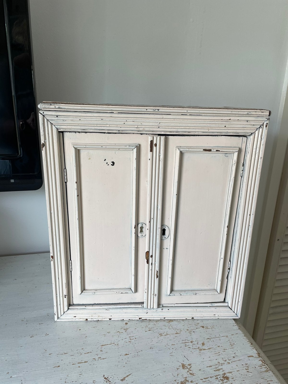 Brocante houten kastje, Ophalen of Verzenden