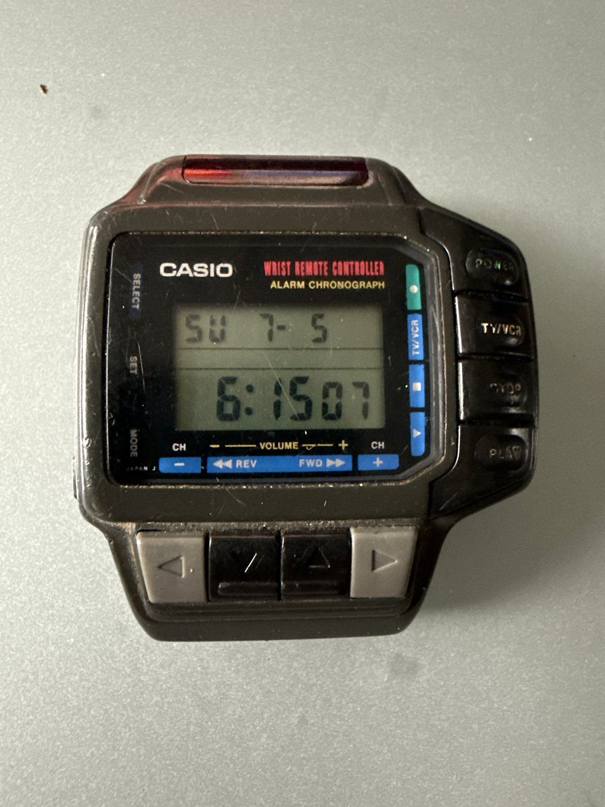Vintage Casio CMD-10 Polshorloge met Afstandsbediening, Sieraden, Tassen en Uiterlijk, Horloges | Heren, Ophalen, Casio, Kunststof