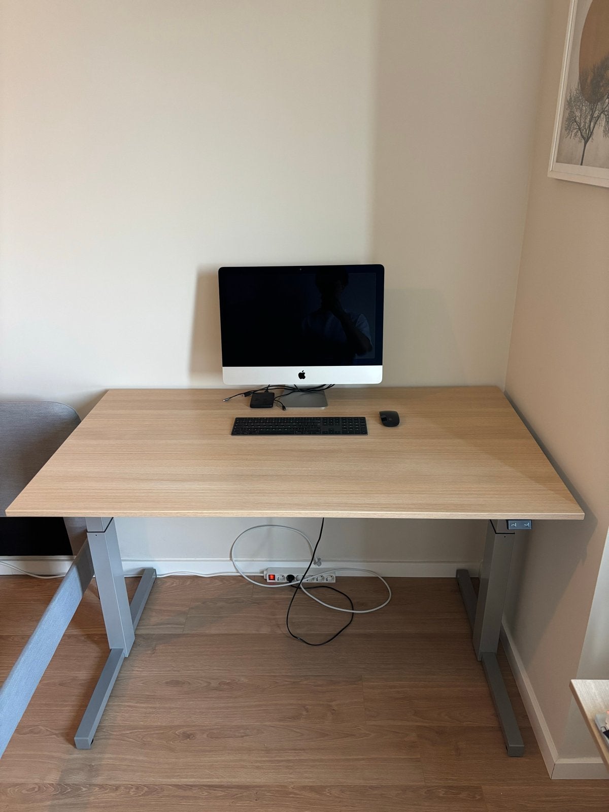 Elektrisch zit-sta bureau Voortman Meubelen 140x80cm - ZGAN, Ophalen, Zit-sta bureau, Elektrisch, Voortman
