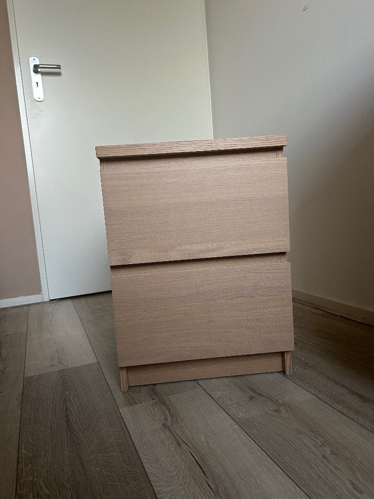 IKEA MALM nachtkastje, Ophalen, Gebruikt, Minder dan 45 cm, 55 tot 70 cm