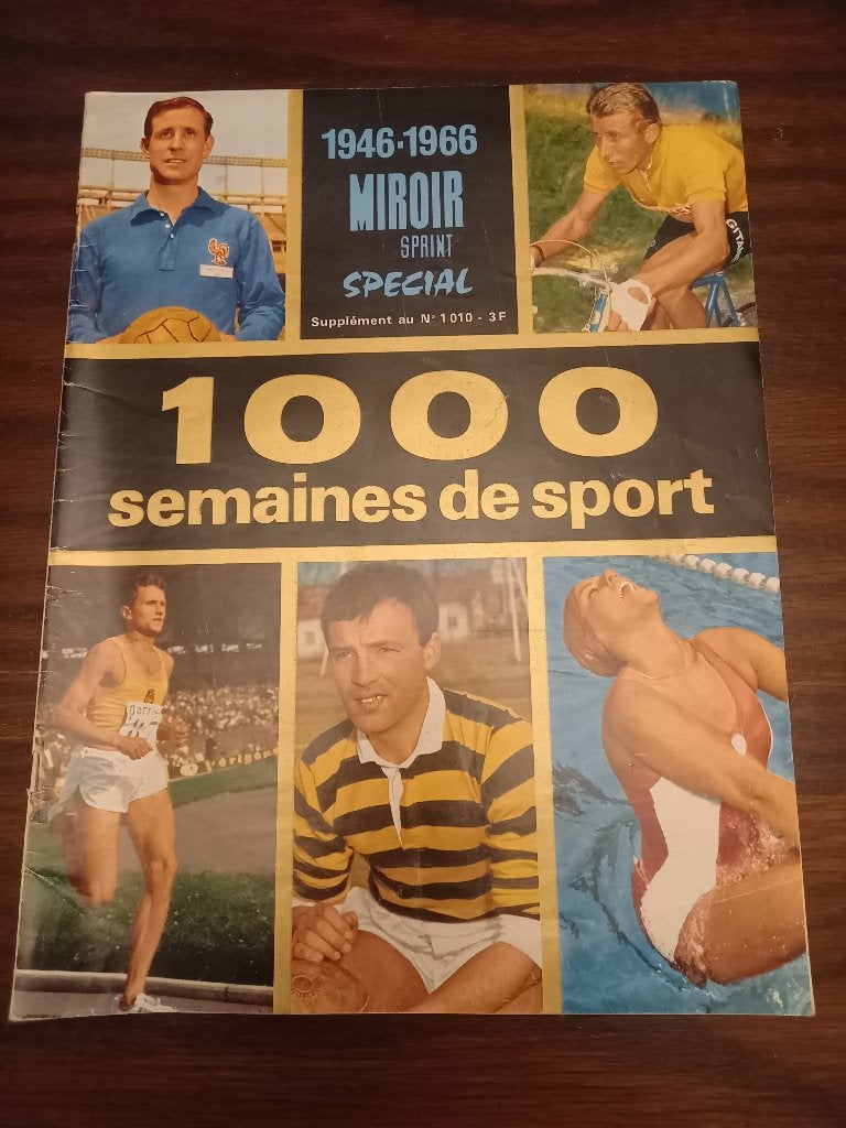 Tijdschrift miroir sprint special 1966, Ophalen of Verzenden, Zo goed als nieuw, Overige sporten, Boek of Tijdschrift