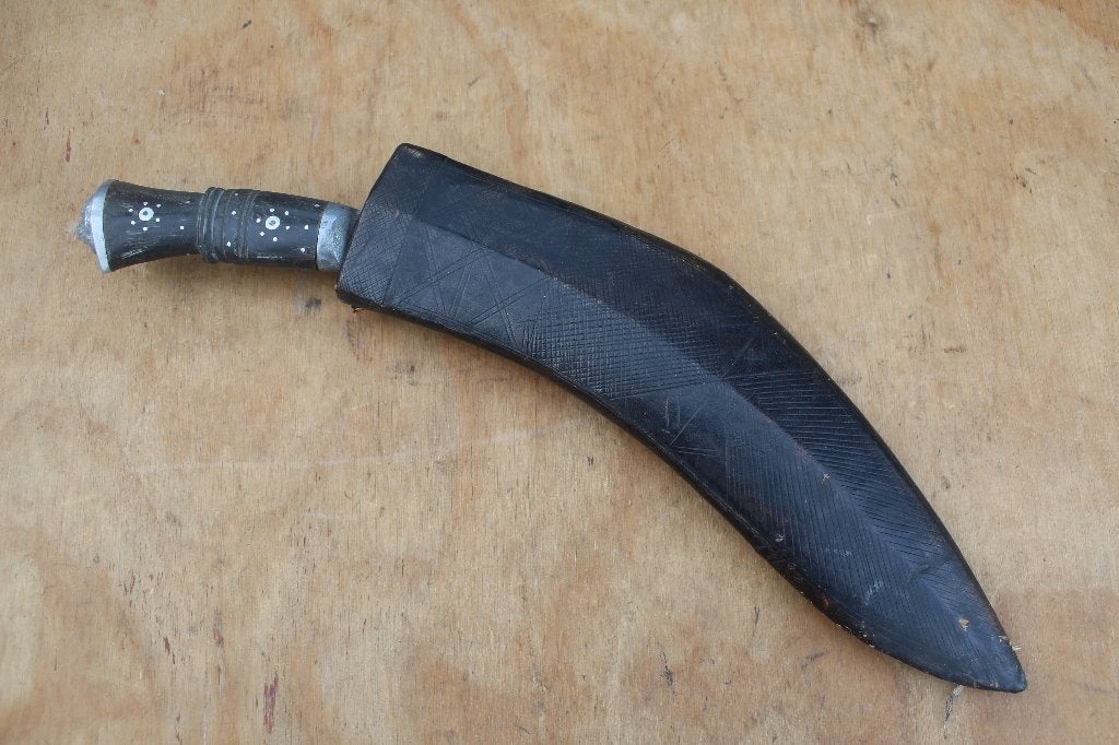 < Oud Gurkha Kukri Mes Compleet Met Schede Nepal >, Antiek en Kunst, Ophalen of Verzenden