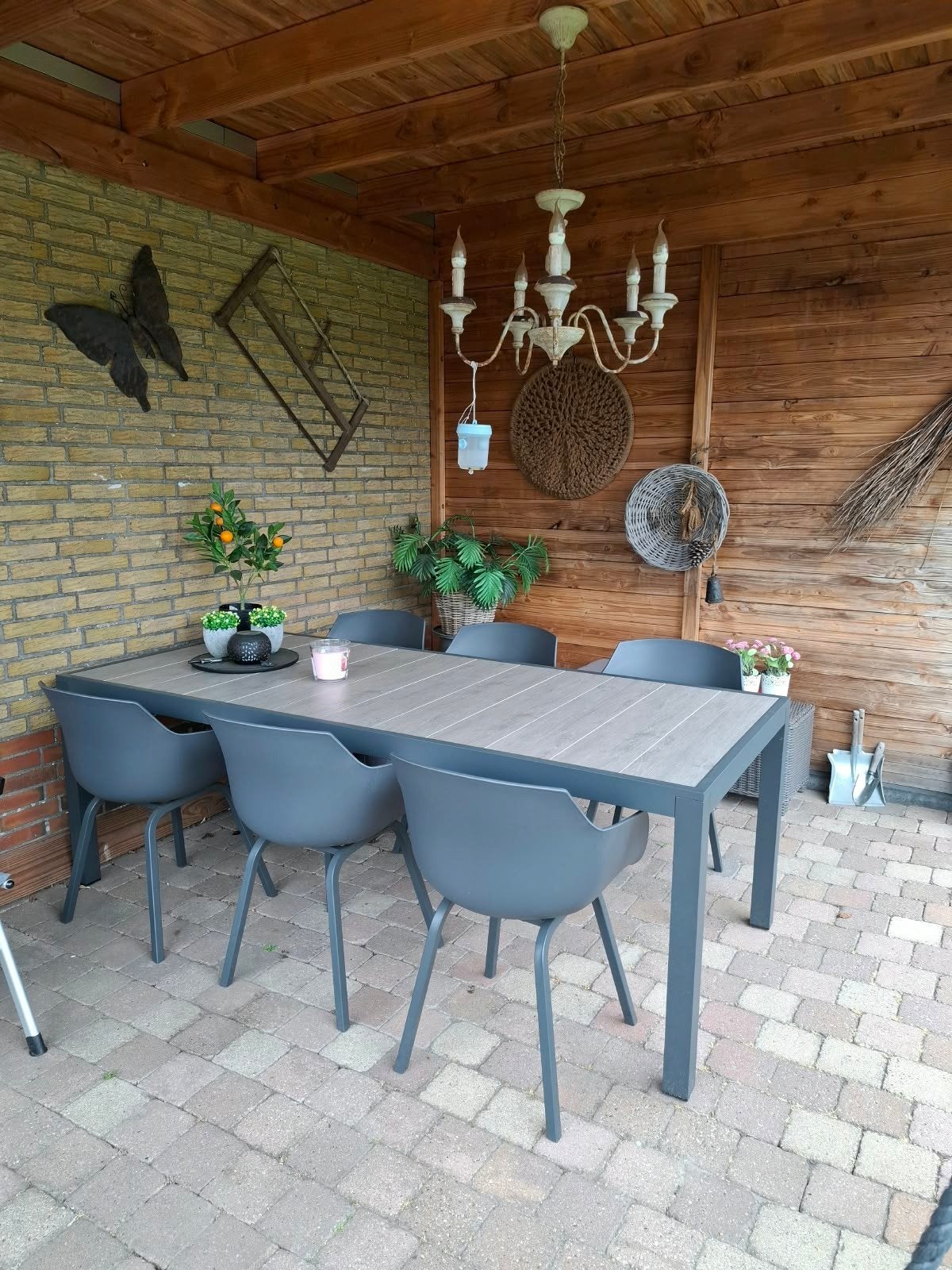 Lifestyle Salina Residence 7-delige tuinset, Ophalen, 6 zitplaatsen, Aluminium, Zo goed als nieuw