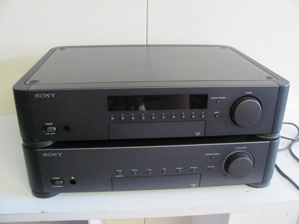 Sony receiver  model: ta-s7  stereo, Gebruikt, Tuner of Radio, Sony, Losse componenten