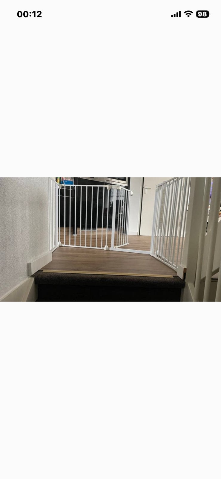 Noma 5-delig traphek 63,5-300x77cm wit - prima staat, Kinderen en Baby's, Ophalen, Overige typen, Zo goed als nieuw, 115 cm of meer