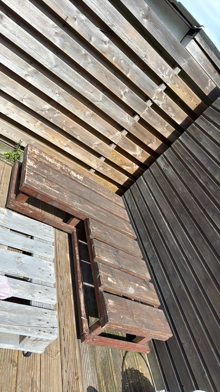 Tuin/ balkon bank, Tuin en Terras, Tuinhuizen, Ophalen, Zo goed als nieuw, Minder dan 250 cm, Schuur