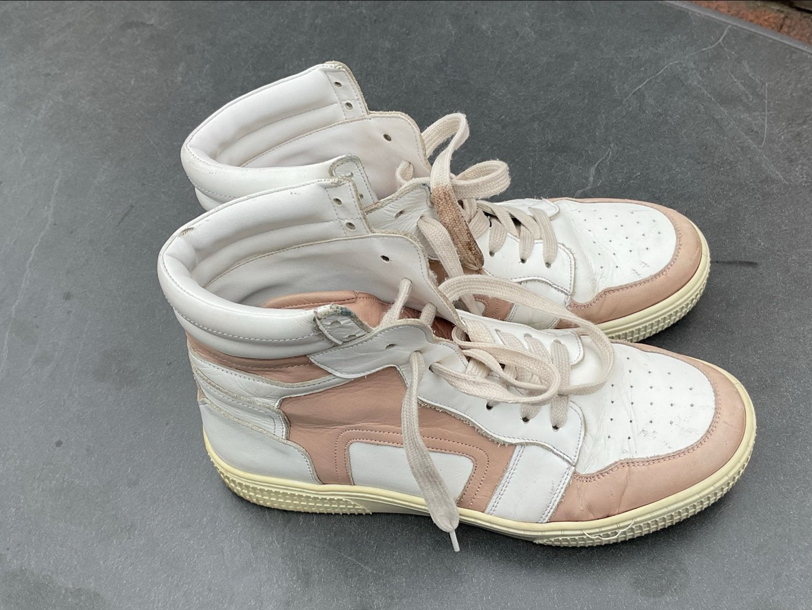 Nikkie hoge sneakers - Maat 40, Wit, Ophalen of Verzenden, Sneakers of Gympen, Gedragen