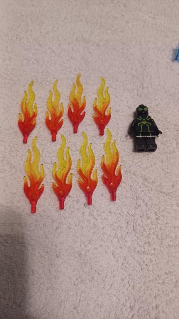Lego vlammen ( zonder minifigure), Ophalen of Verzenden