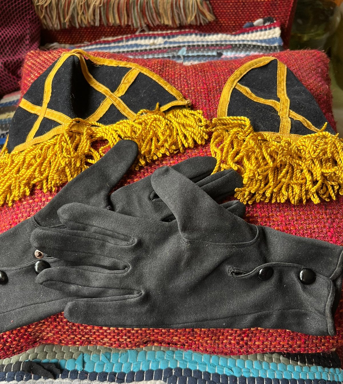 Stoffen Schouderemblemen en Handschoenen, Ophalen of Verzenden, Zo goed als nieuw