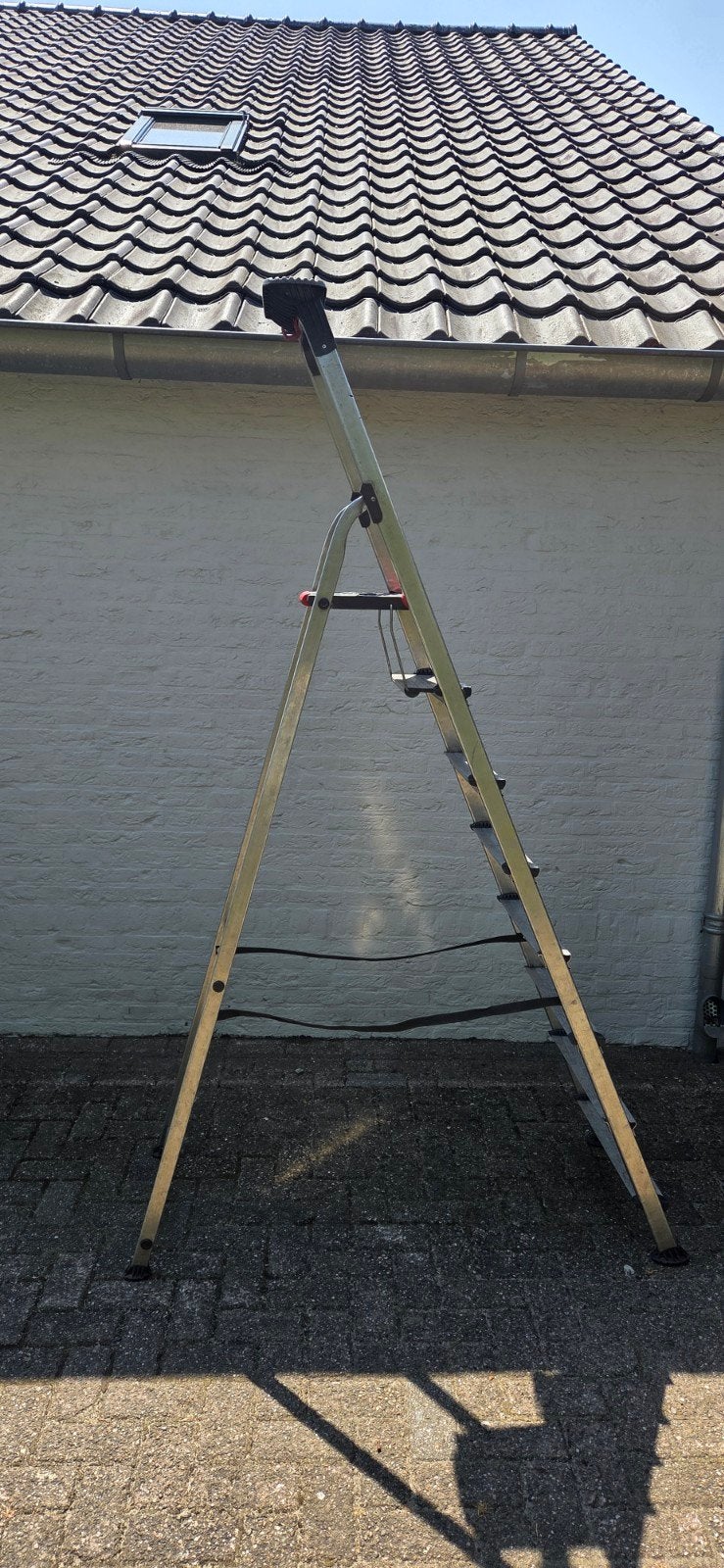 Altrex double decker 8 treeds, Doe-het-zelf en Verbouw, Ladders en Trappen, Ophalen, Minder dan 2 meter