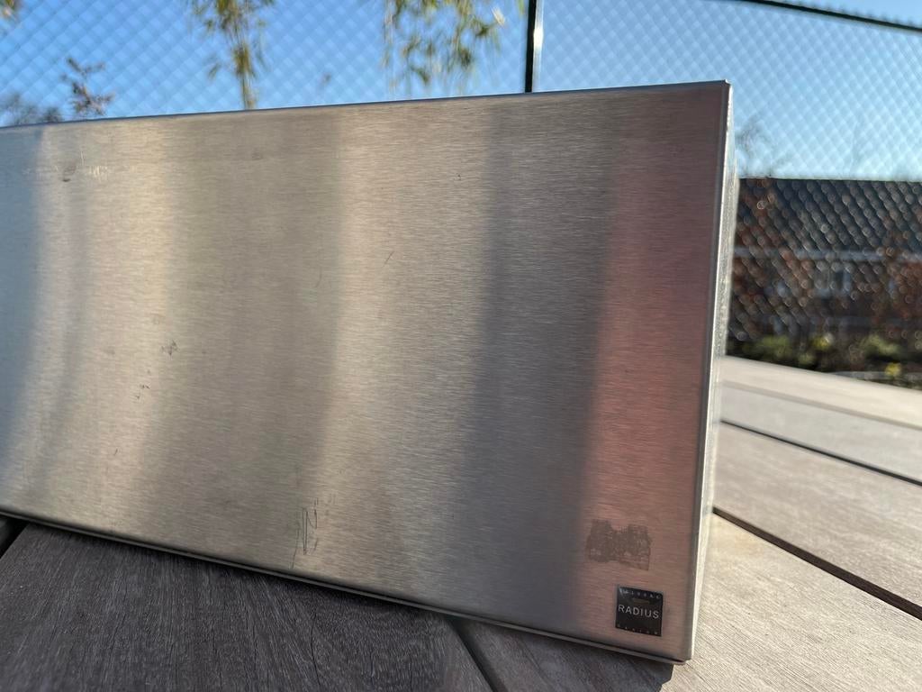 2x Aluminium plantenbakken Radius - Zo goed als nieuw, 100 cm of meer, Ophalen of Verzenden, Zo goed als nieuw, Binnen