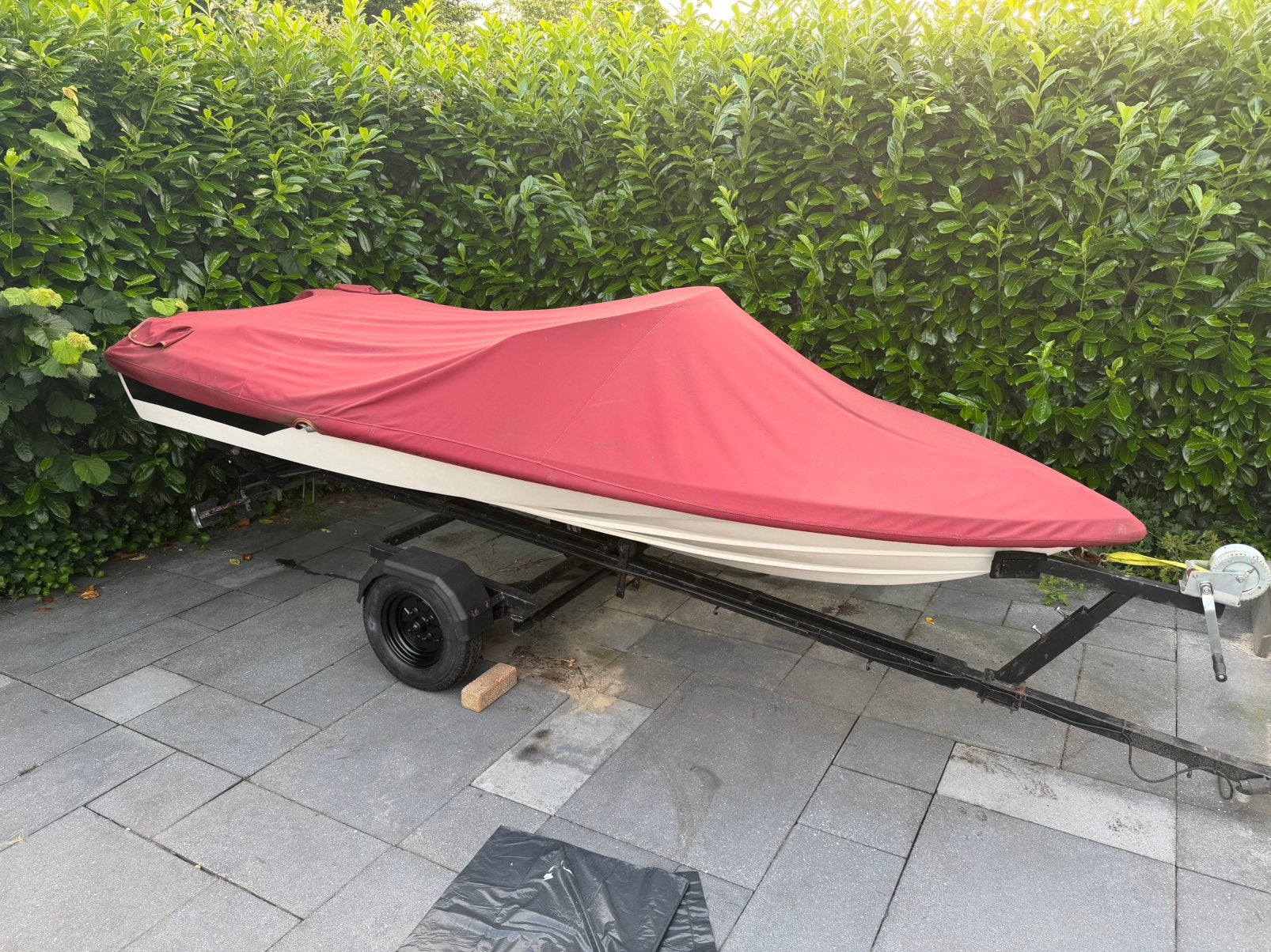 Placom 360 Speedboot met 9.9 PK Mercury 4-takt + trailer, Ophalen, Zo goed als nieuw, Buitenboordmotor