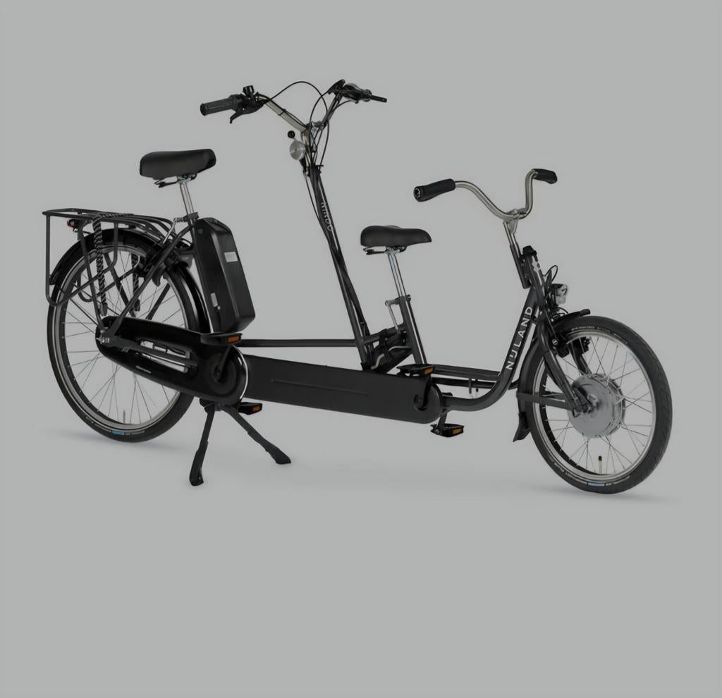 Nijland Nindo tandem elektrisch, Ophalen, Minder dan 10 versnellingen, Gebruikt, Vering