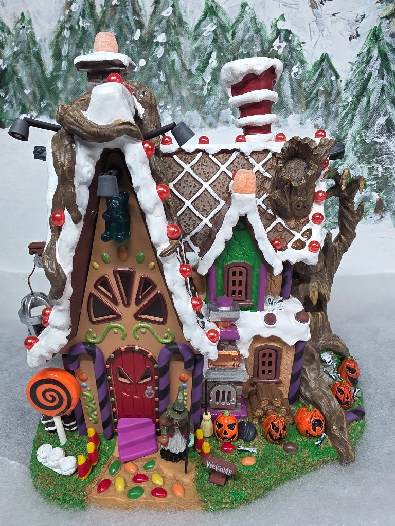 Lemax Spooky Town, Candy Witch Cottage, Ophalen, Zo goed als nieuw