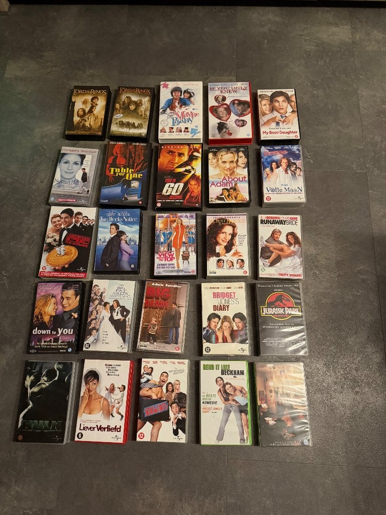Doos vol met videobanden, Gebruikt, Alle leeftijden, Overige genres, Ophalen of Verzenden