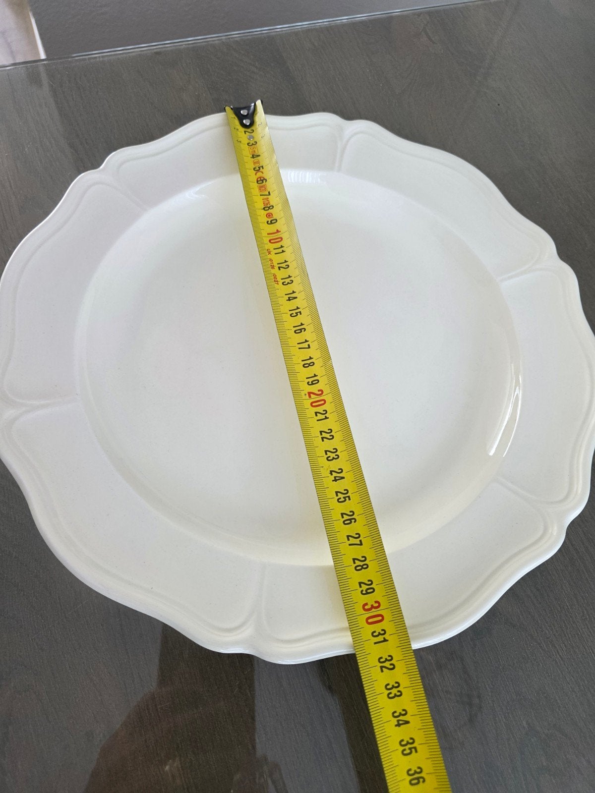 Wedgwood Queen's Plain bord 32cm, Ophalen of Verzenden
