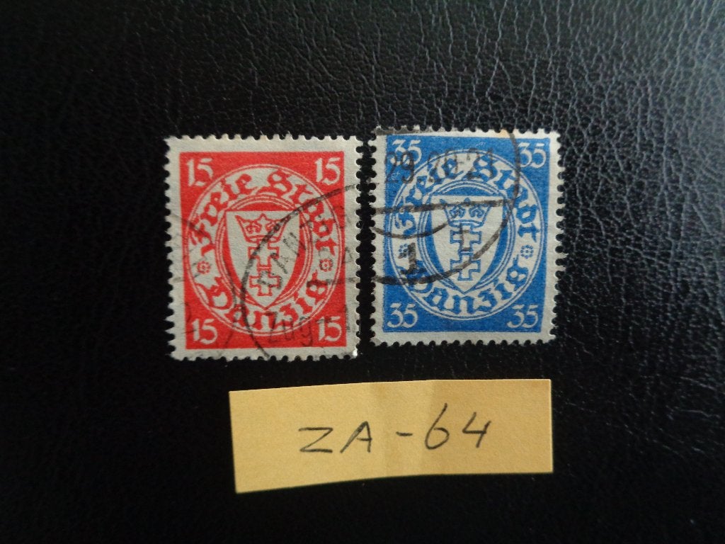 danzig - wapenschildjes 1925 (za-64), Ophalen of Verzenden, Overige periodes, Postfris