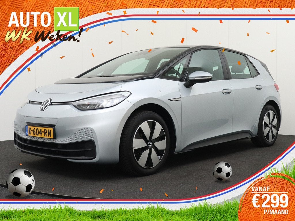 Volkswagen ID.3 Business 58 kWh (94%SOH) Carplay Stuur+Stoel, Automaat, 34 min, Gebruikt, Zwart