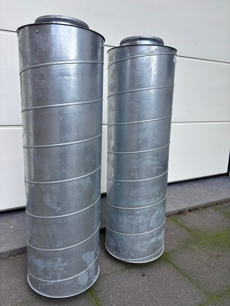 Air Spiralo Geluidsdemper - Rond Luchtkanaal, Ophalen, Nieuw, Afzuiger