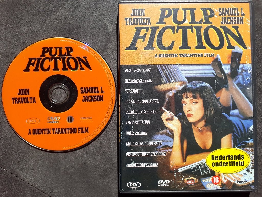 DVD - Pulp Fiction - Actie Film, Engels, Vanaf 16 jaar, Nederlands, Actie