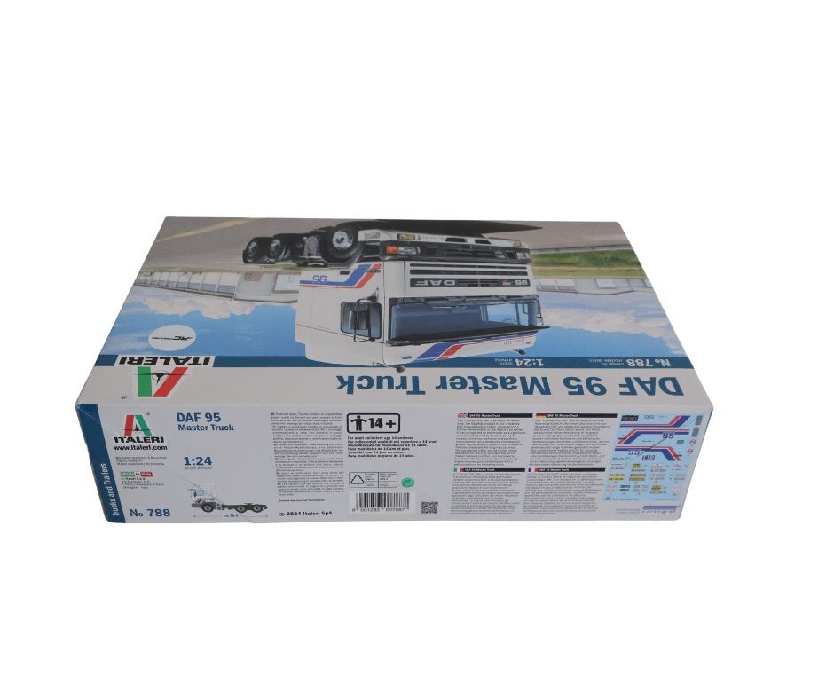 Italeri DAF 95 "MASTER TRUCK" ITA-0788 1/24, Hobby en Vrije tijd, Italeri, Groter dan 1:32, Nieuw, Ophalen of Verzenden