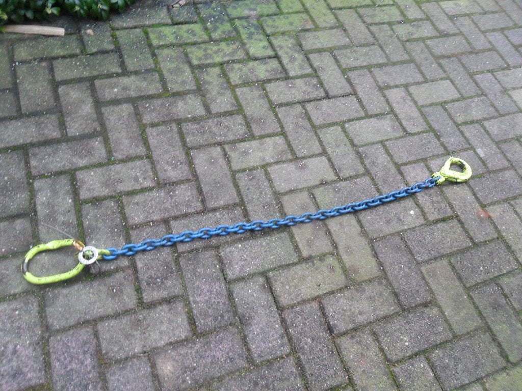 Hijsketting 1 sprong 2,5 ton, Ophalen, Gebruikt